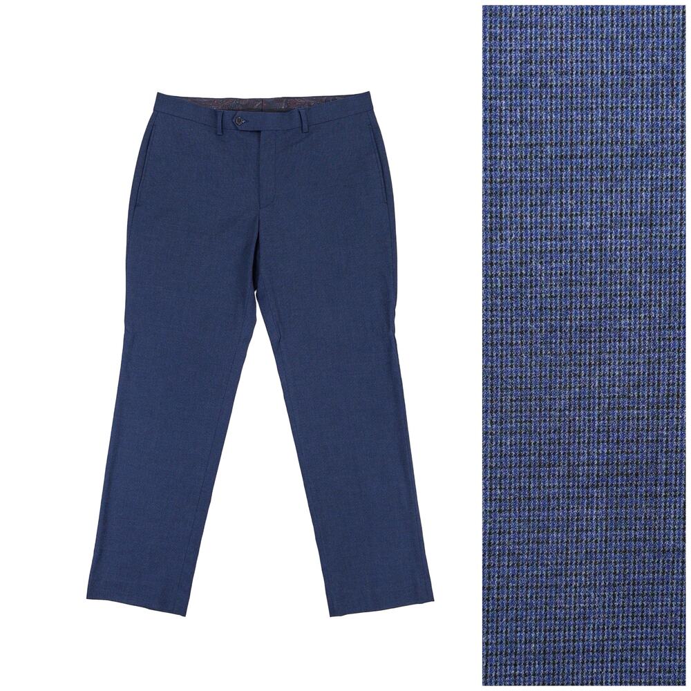 Lauren Ralph Lauren Men's Dress Pants 34x30 Blue Tailored Stretch Office Work